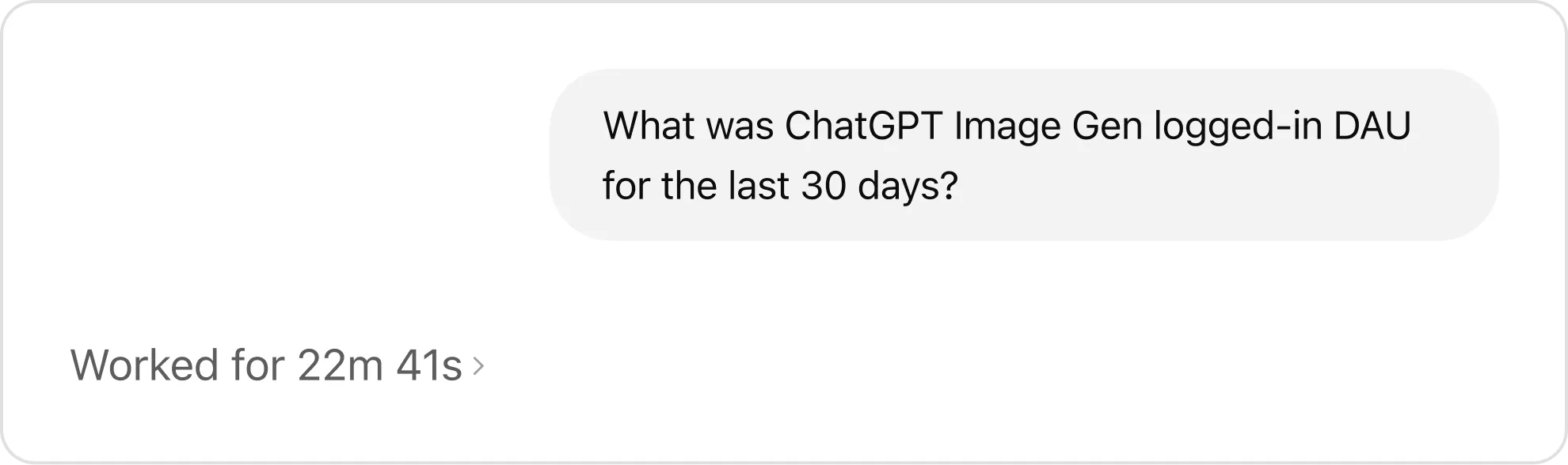 OpenAI agent showing 22 minute response time